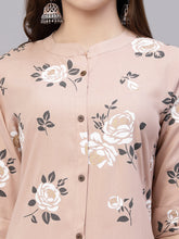 Stylum Women's Floral Printed A-Line Kurta (JIOBEIGE) Thumbnail