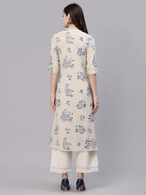 Stylum Women's Floral Printed A-Line Kurta (JIOGREY) Thumbnail