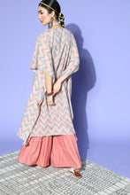 Stylum Women's Stripes Printed Cotton Kaftan Kurta  (KAFT4TIPSY) Thumbnail