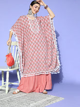 Stylum Women's Floral Printed Cotton Kaftan Kurta (KAFTMORISH) Thumbnail