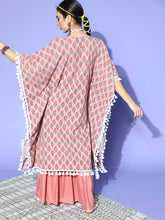 Stylum Women's Floral Printed Cotton Kaftan Kurta (KAFTMORISH) Thumbnail