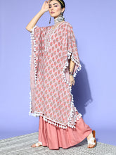 Stylum Women's Floral Printed Cotton Kaftan Kurta (KAFTMORISH) Thumbnail