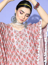 Stylum Women's Floral Printed Cotton Kaftan Kurta (KAFTMORISH) Thumbnail