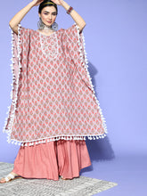 Stylum Women's Floral Printed Cotton Kaftan Kurta (KAFTMORISH) Thumbnail