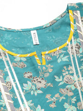 Stylum Women's Floral Printed Rayon Anarkali Kurta Pant Dupatta Set (KPDORCHID) Thumbnail