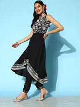 Stylum Women's Embroidered Rayon Asymmetrical Kurta Pant Dupatta Set (KPDTOKIYO) Thumbnail