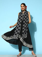 Stylum Women's Embroidered Rayon Asymmetrical Kurta Pant Dupatta Set (KPDTOKIYO) Thumbnail