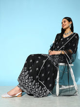 Stylum Women's Printed Rayon Kurta Sharara Dupatta Set (KSDBERLIN) Thumbnail