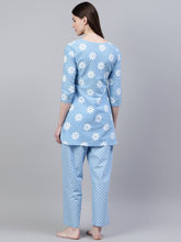 Stylum Women's Printed Cotton Night Suit Set (NIST0012) Thumbnail