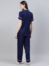 Stylum Women's Solid Rayon Plus Size Night Suit Set (NIST003) Thumbnail