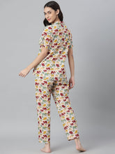Stylum Women's Elephant Printed Cotton Night Suit Set (NISTELLY) Thumbnail
