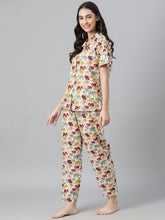 Stylum Women's Elephant Printed Cotton Night Suit Set (NISTELLY) Thumbnail
