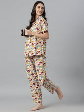 Stylum Women's Elephant Printed Cotton Night Suit Set (NISTELLY) Thumbnail