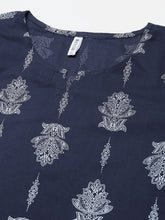 Stylum Women's Floral Print Cotton Plus Size Night Suit Set (NIST007) Thumbnail