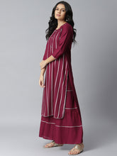 Stylum Women Embellished Rayon Straight Kurta Sharara Set (Puppleshararaset) Thumbnail