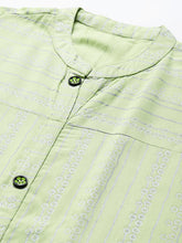 Stylum Women's Striped Rayon Straight Kurta (Solopista) Thumbnail