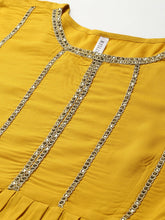 Stylum Women's Embellished Rayon Pleated kurta Dhoti Pant Set (Yellowdhotiset) Thumbnail