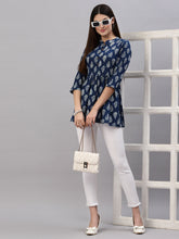 Stylum Women's Printed Cotton Top (ZUCCIBLUE) Thumbnail